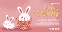 Easter Is Coming AD Facebook-Veranstaltungscover template