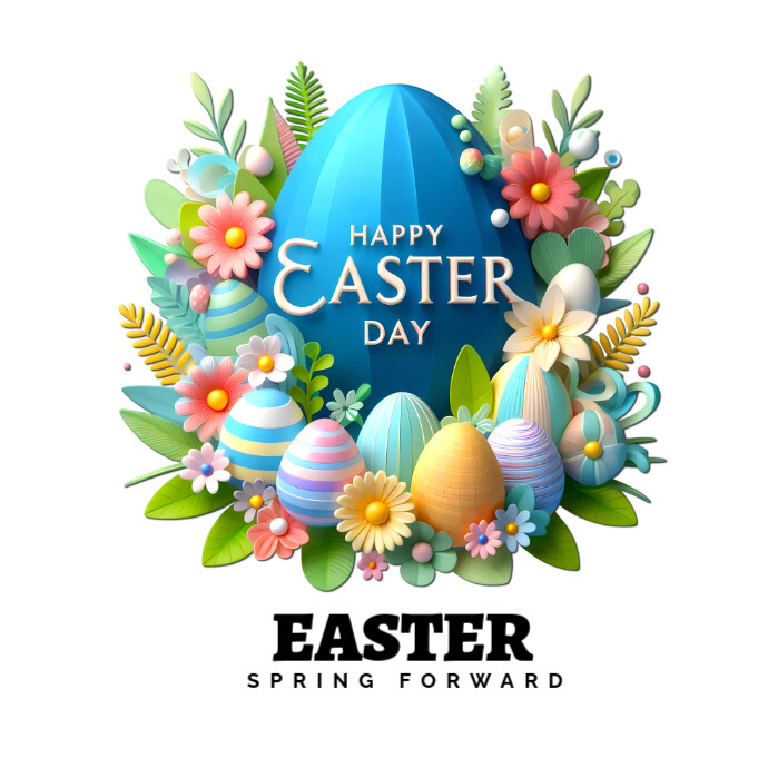 Easter logo Logótipo template