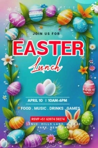 Easter lunch Iphosta template