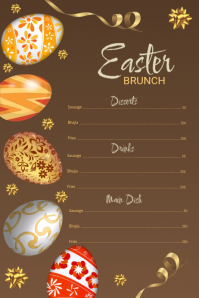 Easter Menu Template | PosterMyWall
