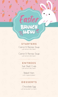 Easter Menu Template | PosterMyWall
