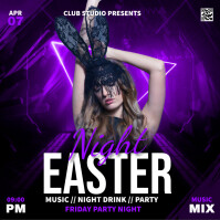Easter Party Ads Instagram Plasing template