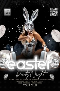 Easter Party Banner template