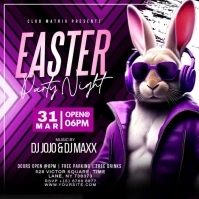 Easter party Quadrato (1:1) template
