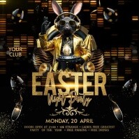 Easter Party Publicación de Instagram template