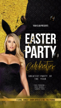 Easter Party Historia de Instagram template