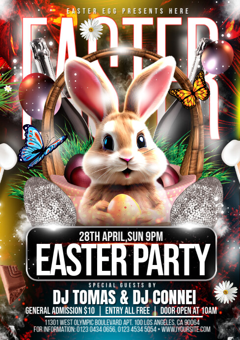 EASTER PARTY Template | PosterMyWall