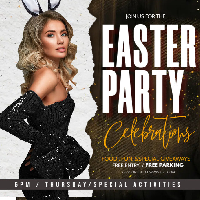 easter party Template | PosterMyWall