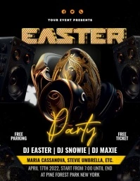 easter party Flyer (Letter pang-US) template