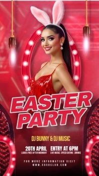 easter party Instagram Story template