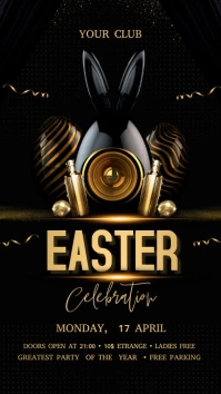 Easter Party Display template