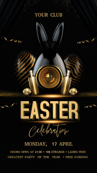 Easter Party Display template
