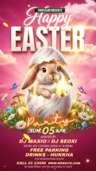 Easter Party Instagram Story template