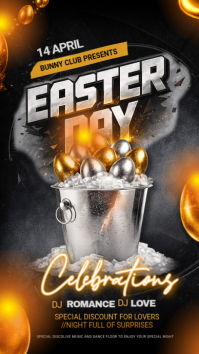 Easter Party Instagram Story template