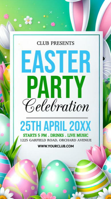Easter Party  Instagram Story template