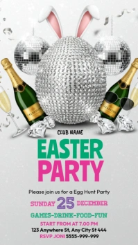Easter party Instagram Story template