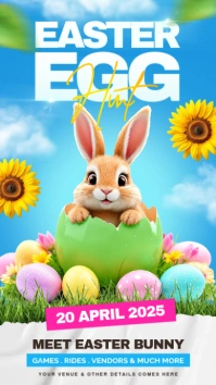 Easter party Instagram Story template