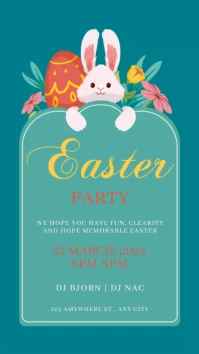 Easter Party Instagram Story template