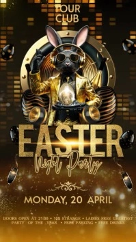 Easter Party Instagram Story template