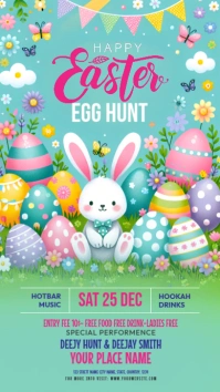 easter party instragram story template