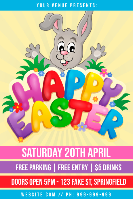 easter party poster