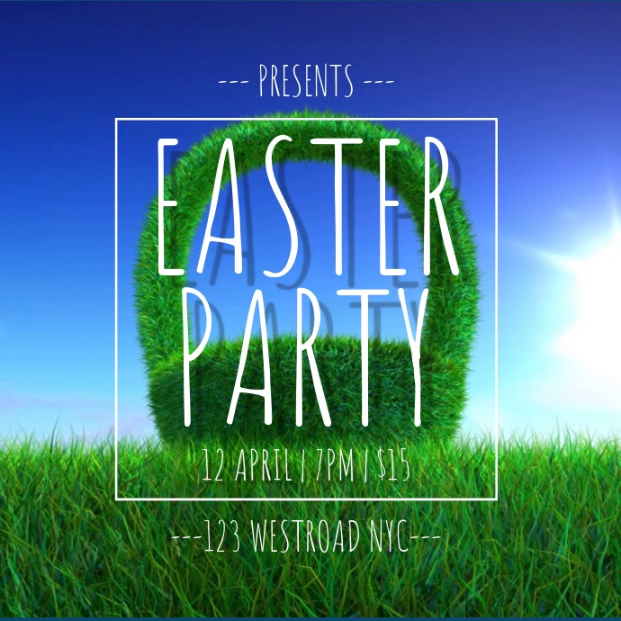 Copy of EASTER PARTY TEMPLATE | PosterMyWall
