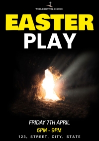 Easter Play Template PosterMyWall