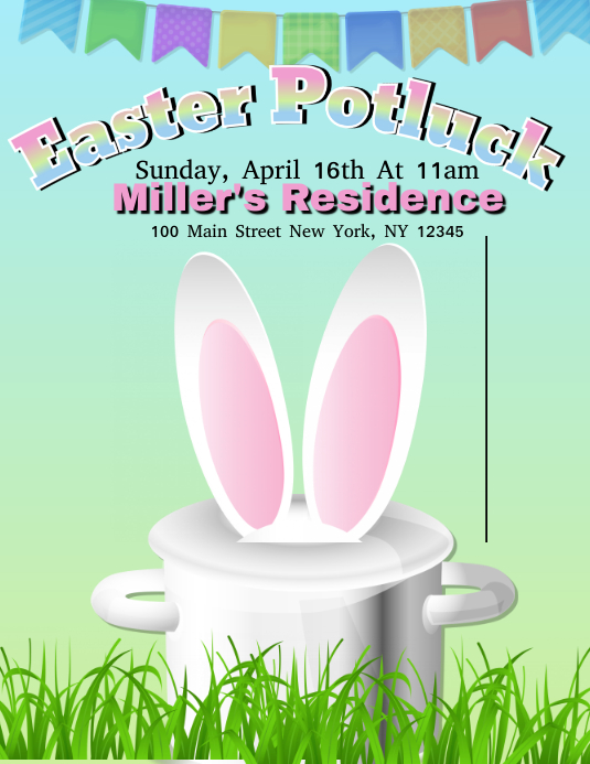 Copy of Easter Potluck PosterMyWall