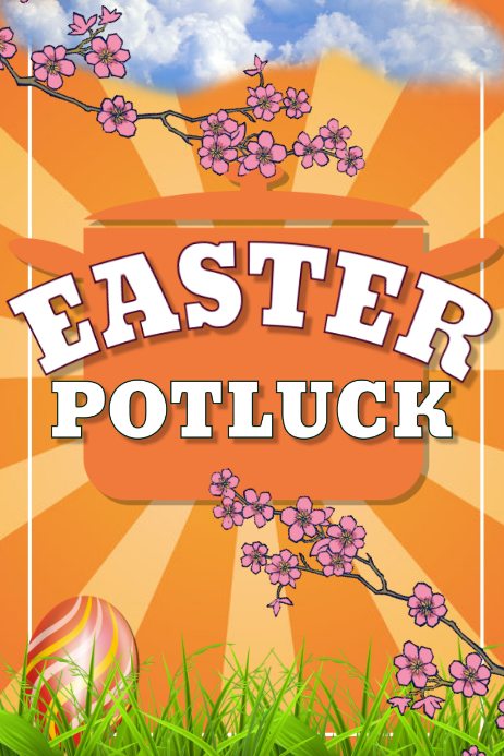 Easter Potluck Template | PosterMyWall