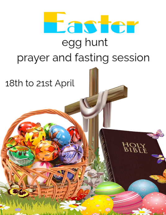 Easter prayers Template | PosterMyWall