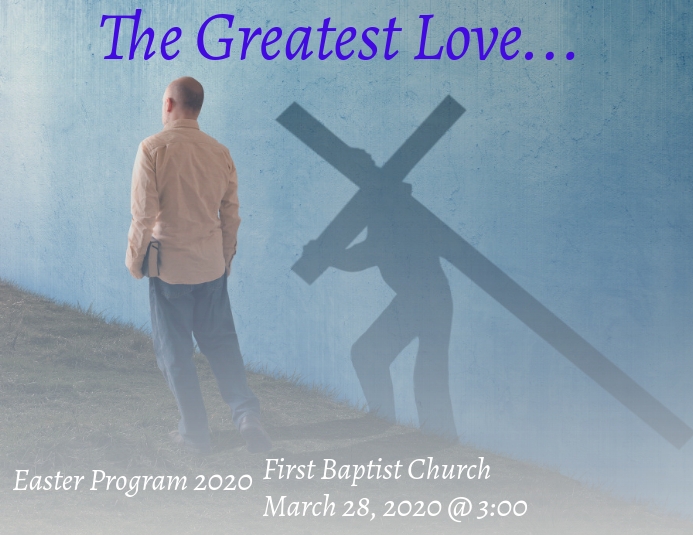 Easter Program Template PosterMyWall