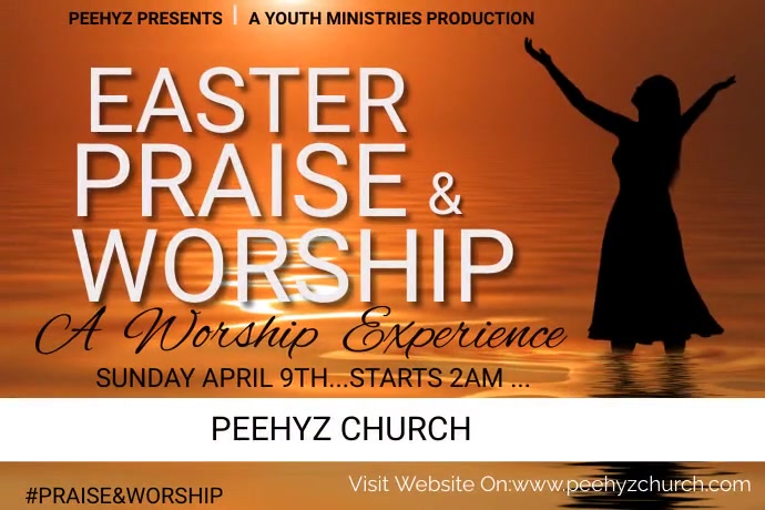 EASTER PROGRAMME Template | PosterMyWall