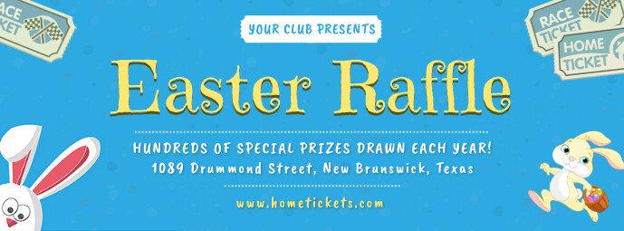Easter Raffle Invitation Banner Template | PosterMyWall