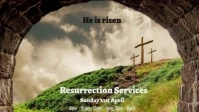 Easter Renewal service Facebook template