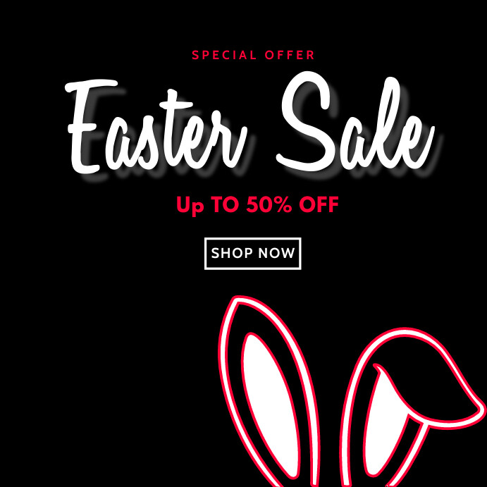 Easter Sale Publicação no Instagram template