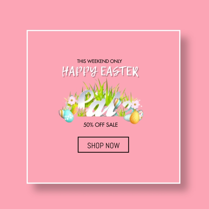 Easter Sale Template PosterMyWall