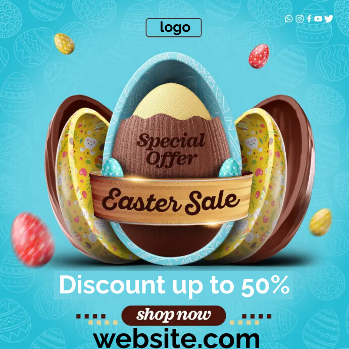 Easter sale Template PosterMyWall