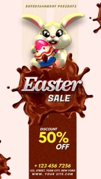 EASTER SALE Digitale display (9:16) template