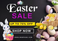 Easter sale Cartolina template