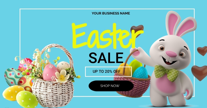 EASTER SALE FACEBOOK TEMPLATE.E | PosterMyWall