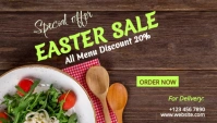 Easter Sale Menu Business Card นามบัตร template