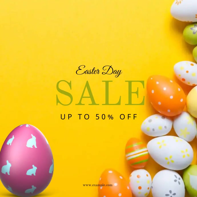 Easter Sale post template | PosterMyWall