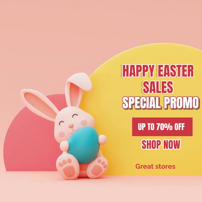 Easter Sales Advert Template | PosterMyWall