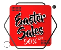 Easter sales design Medium Rectangle Средний прямоугольник template