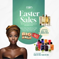 Easter Sales Promo Square (1:1) template