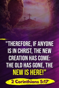 Easter Scripture Post Easter scripture Template | PosterMyWall