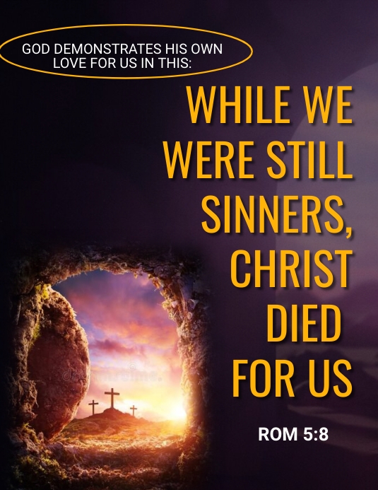 Easter Scripture Post Easter scripture Template | PosterMyWall
