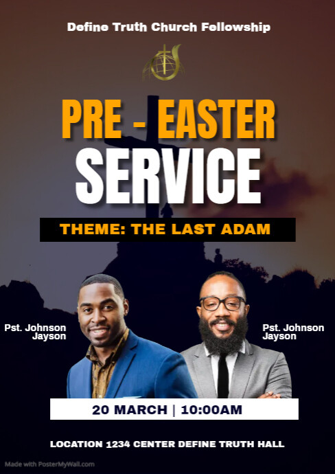 Copy of Easter Service | PosterMyWall