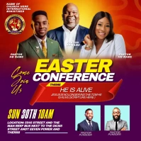 Easter service Instagram Post template