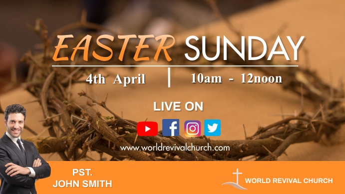 Copy of Easter Service | PosterMyWall